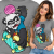 KOSZULKA ŚMIESZNA DAMSKA PANDA SKATE